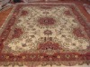 wool and silk carpet