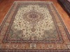 wool and silk carpet