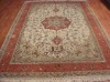wool and silk carpet