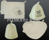 wool felt sauna hats and gloves