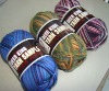 wool nylon blended dyed hand knitting yarn