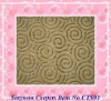 woven carpet with hand carved patterns