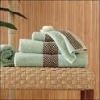 woven cotton bath towel set