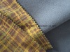 woven fabric bond with the fleece fabric