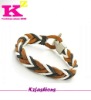 woven leather bracelet for men