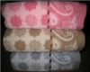 y/d jaquard cotton bath towel