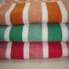 yarn dyed bath towel