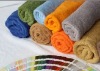 yarn-dyed cotton face towel