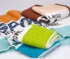 yarn dyed cotton printed bath towel