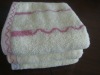 yarn dyed cotton terry face towel