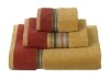 yarn dyed cotton terry towel set