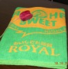 yarn dyed jacquard beach towel