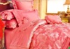 yarn dyed jacquard bedding set