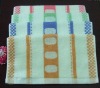 yarn dyed jacquard face towel