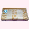 yarn dyed jacquard face towel