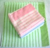 yarn dyed jacquard face towel