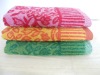 yarn dyed jacquard soft adult bath towel