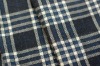 yarn dyed navy check fabric