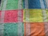 yarn dyed polyester/cotton tartan the towel