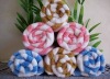 yarn dyed soft face towel