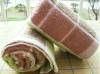 yarn dyed soft face towel