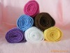 yarn dyed super soft microfiber fabric face towel