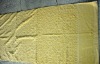 yellow 100% cotton bath towel