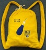 yellow 100% cotton beach towells/bags
