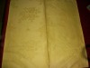 yellow 100% cotton jacquard table napkin