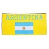 yellow argentina mark beach towel