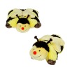yellow bee plush pets pillow