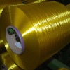 yellow color 100% polyester industrial yarn
