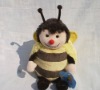 yellow wings plush bee toy