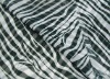 zebra-stripe printed chiffon fabric