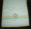 zero twister embroidery face towel