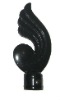 zinc curtain finials